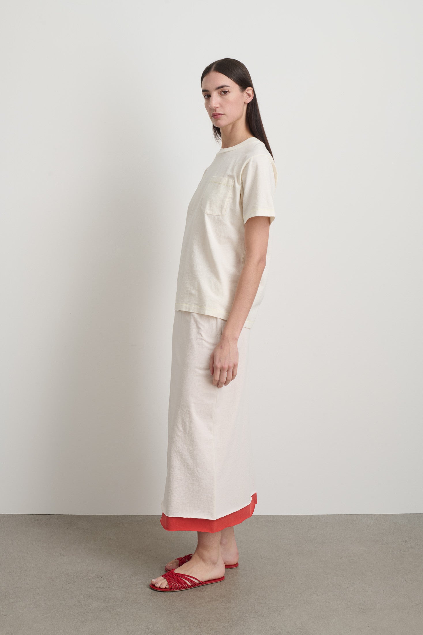 Pocket Tee Oyster Overdye
