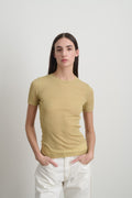 Vivien Rib Tee Honey