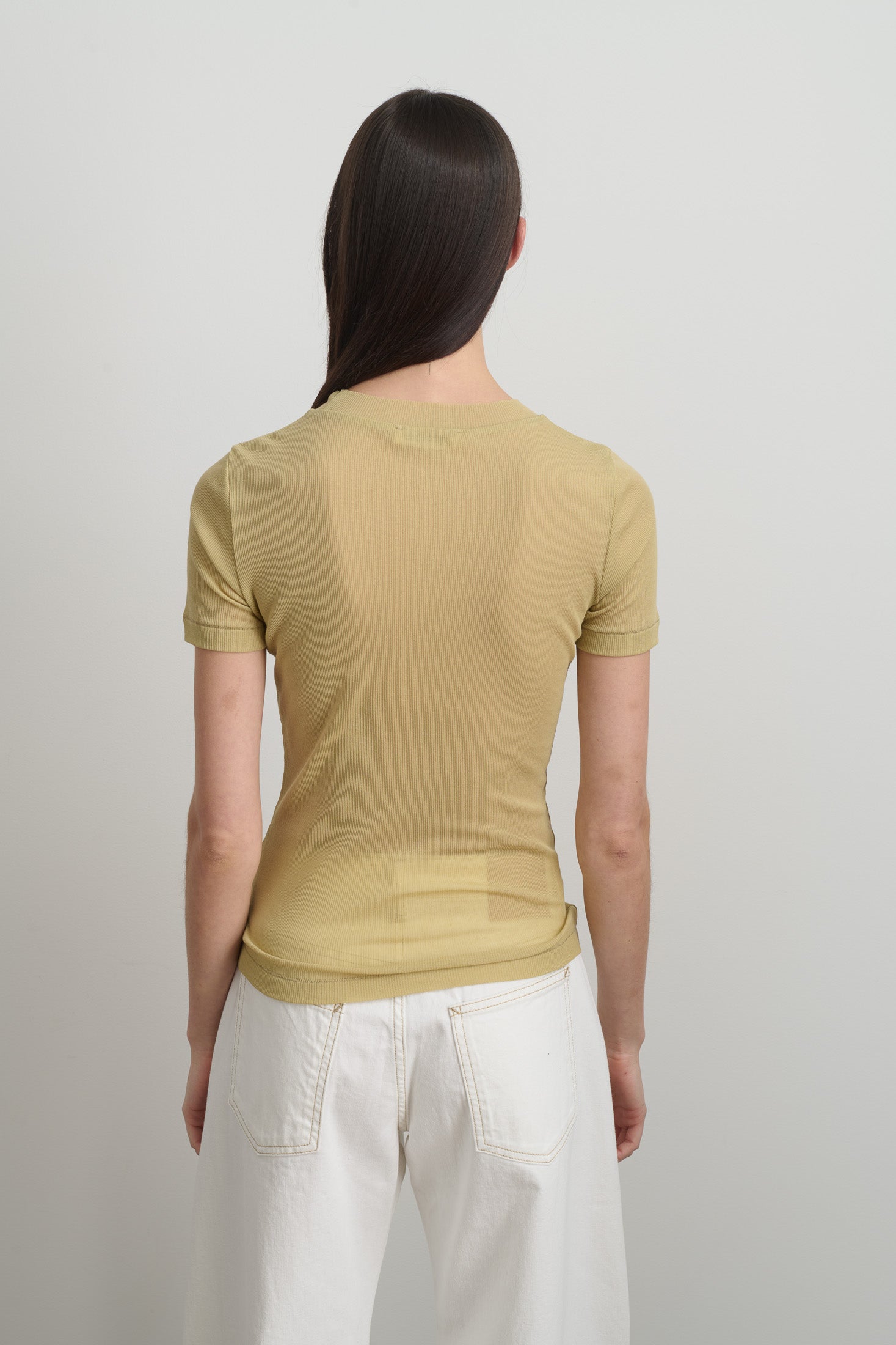 Vivien Rib Tee Honey