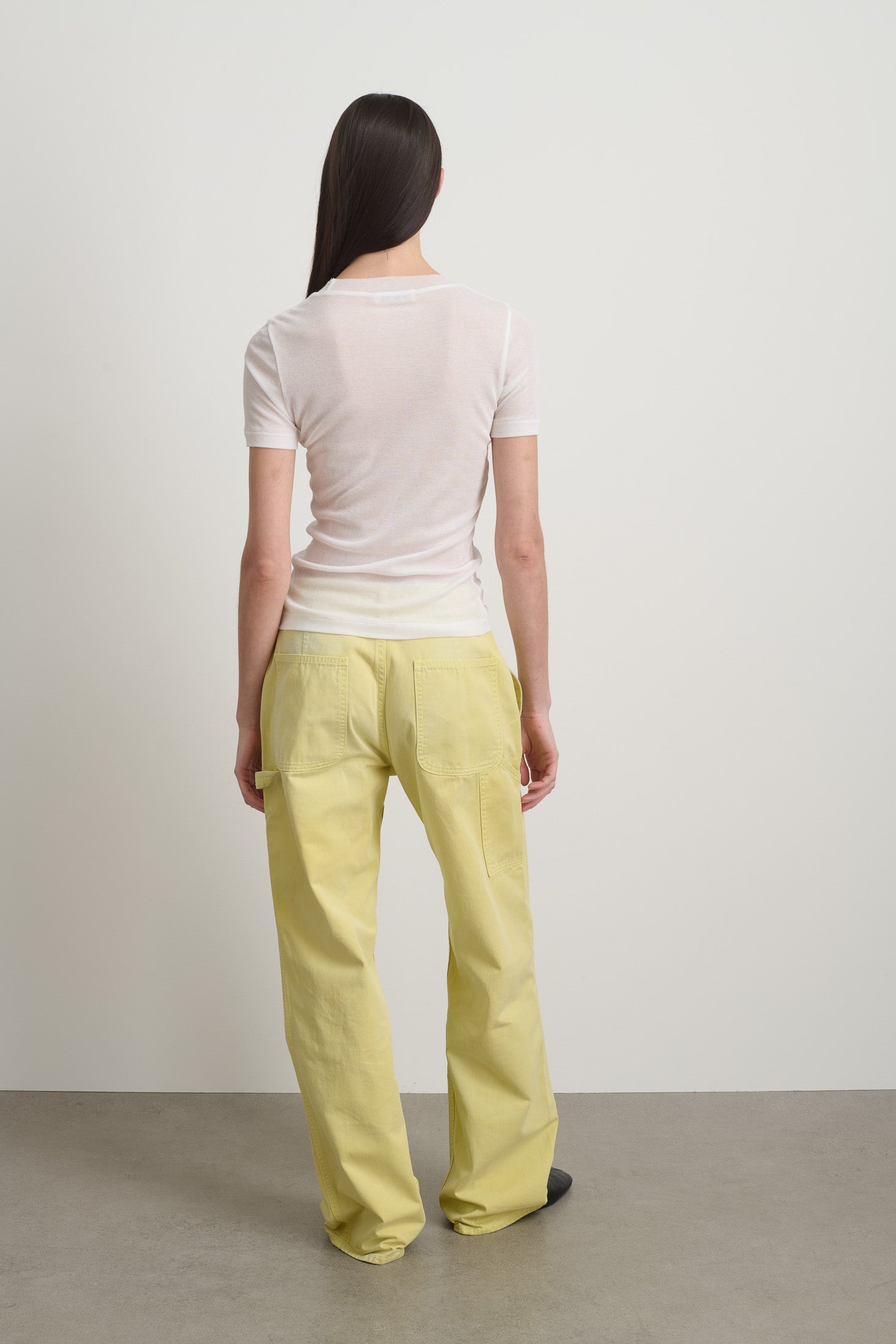 Vivien Rib Tee White