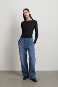 Painter Pant Delft Blue Overdye
