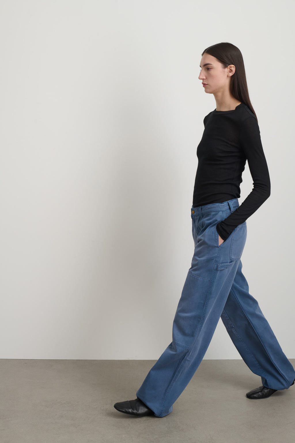 Painter Pant Delft Blue Overdye