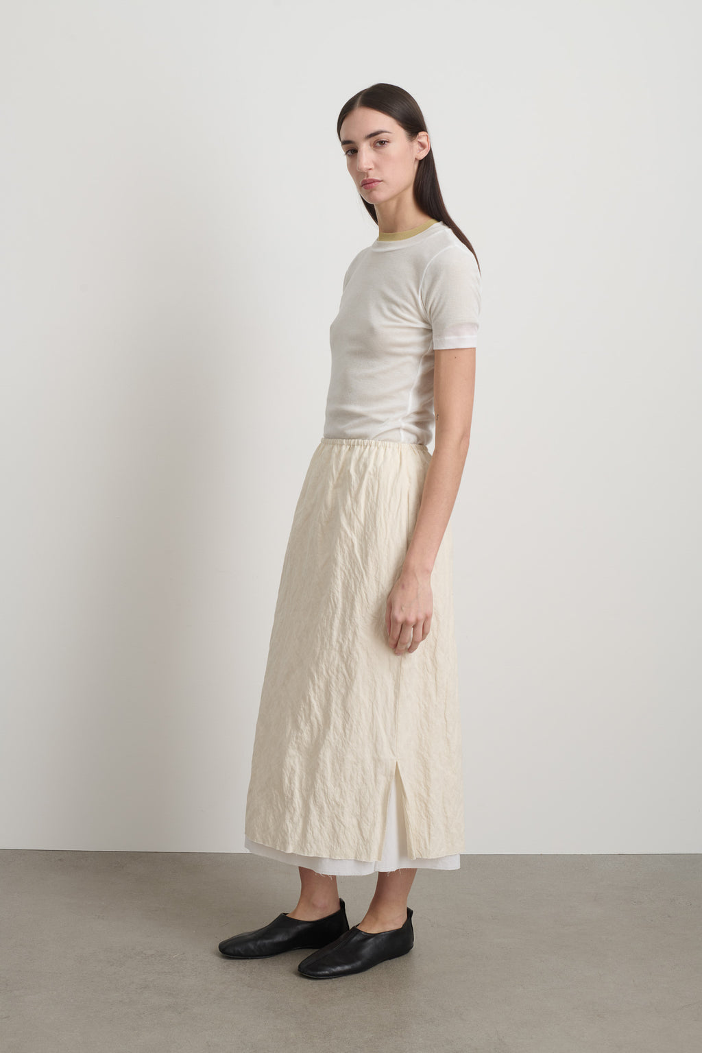 Slip Skirt Ecru