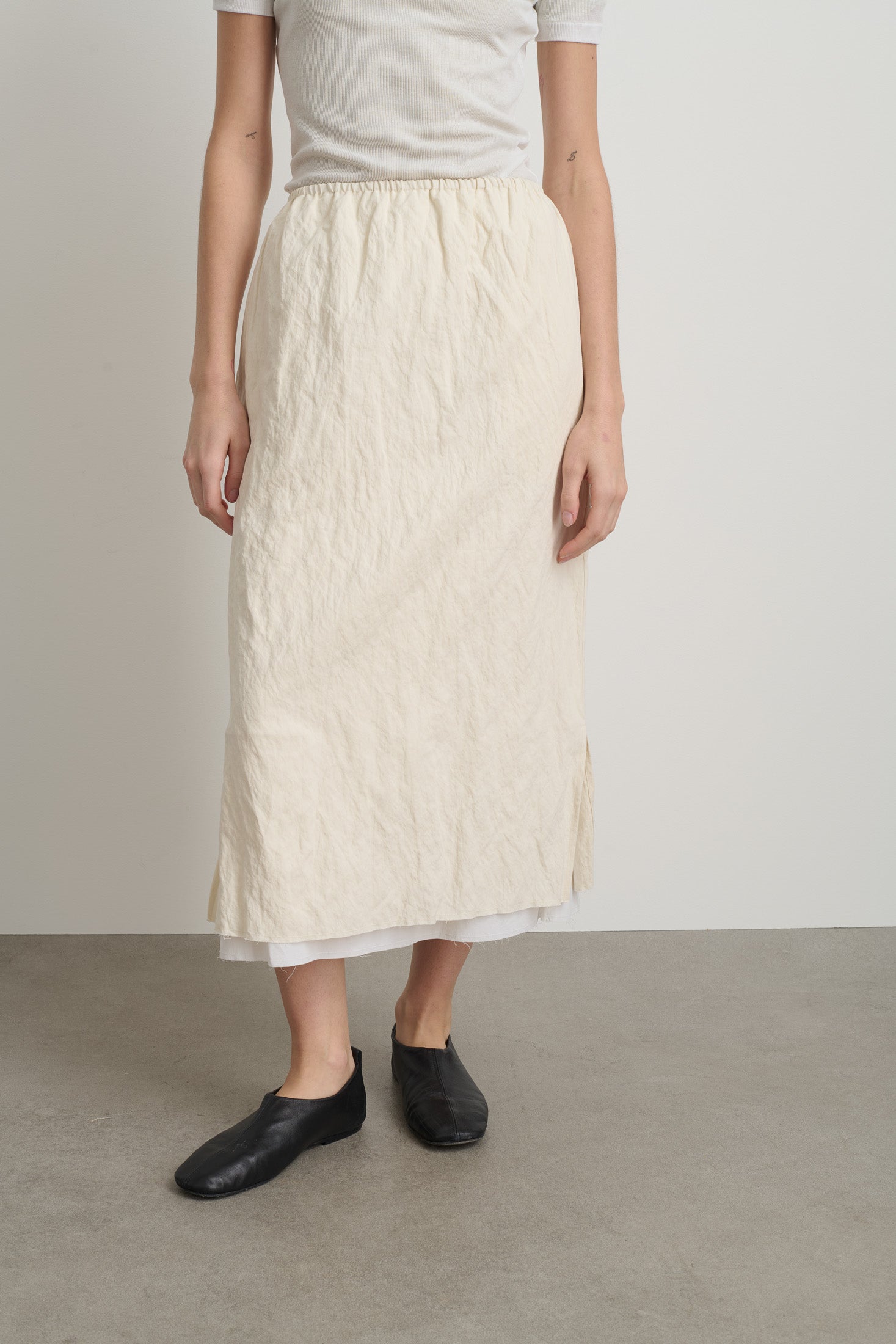 Slip Skirt Ecru