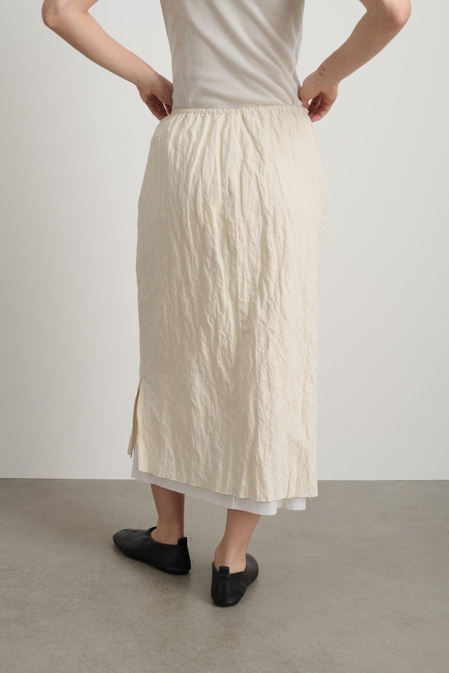 Slip Skirt Ecru