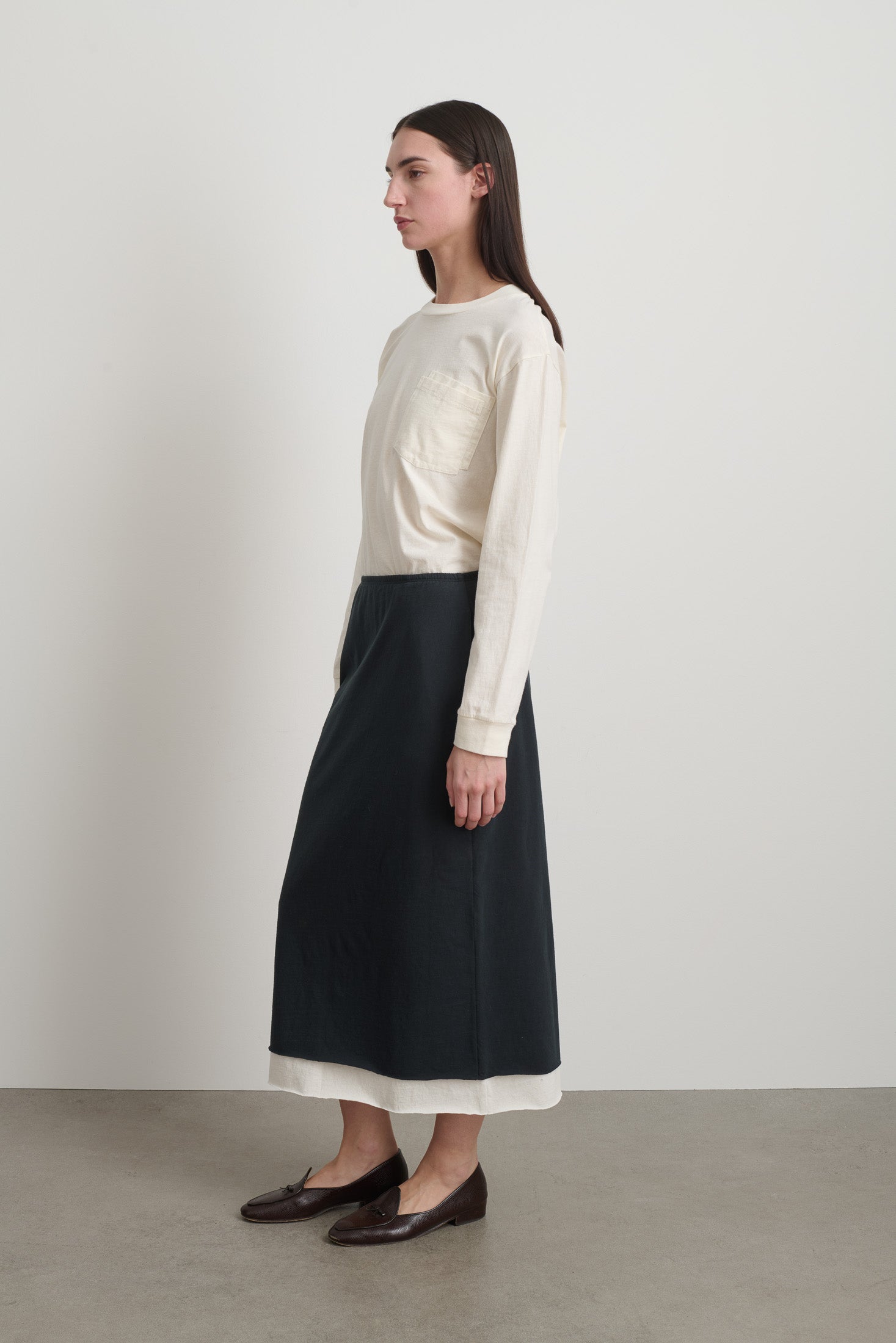 Slip Skirt Faded Black/Oyster Overdye