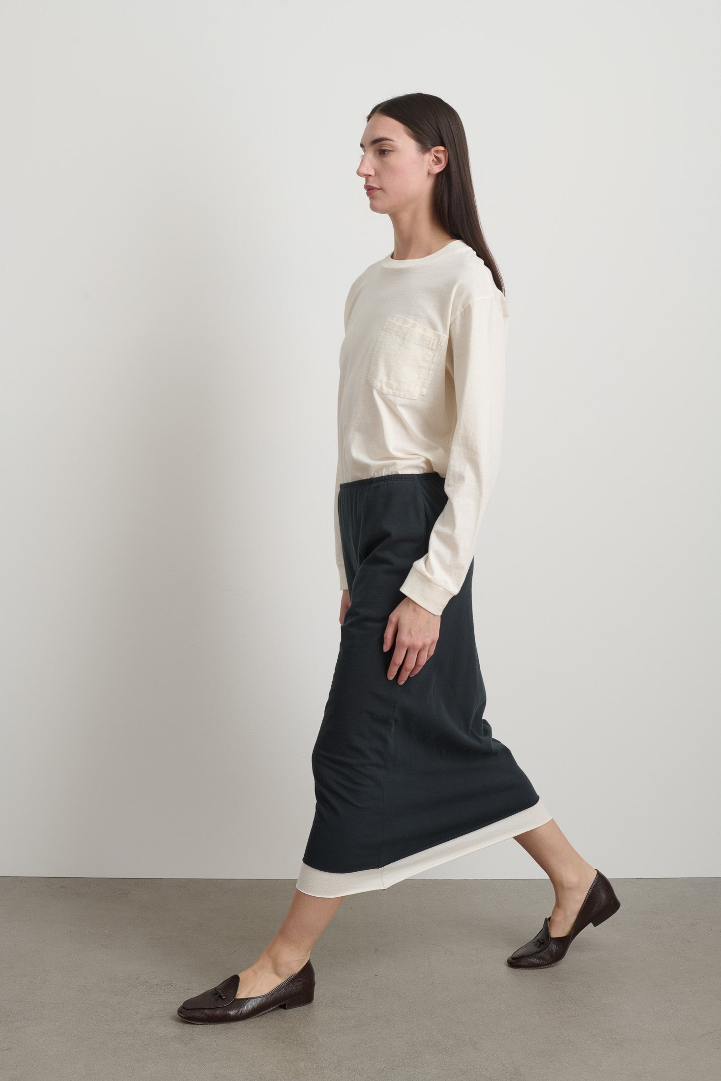 Slip Skirt Faded Black/Oyster Overdye