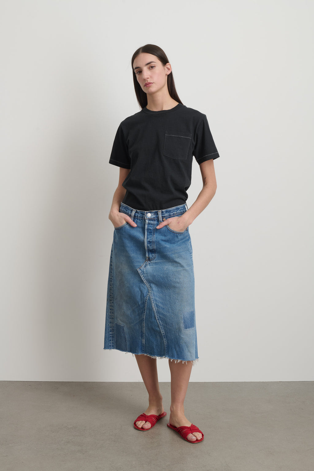 Vintage Skirt Vintage Indigo