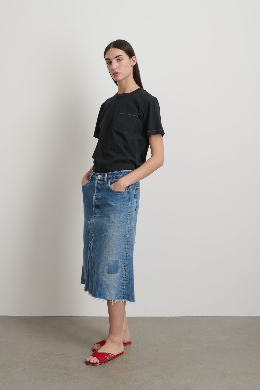 Vintage Skirt Vintage Indigo