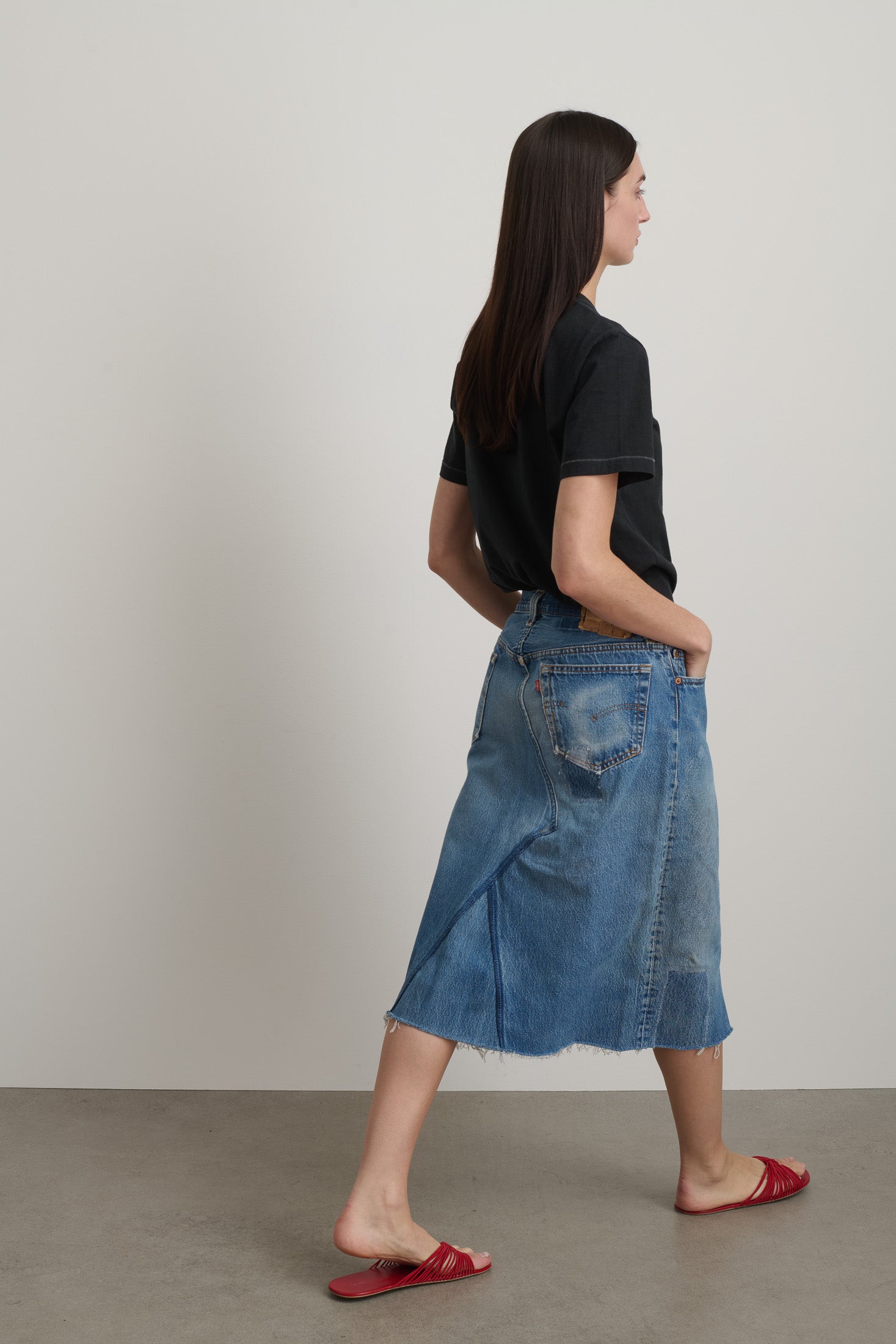 Vintage Skirt Vintage Indigo
