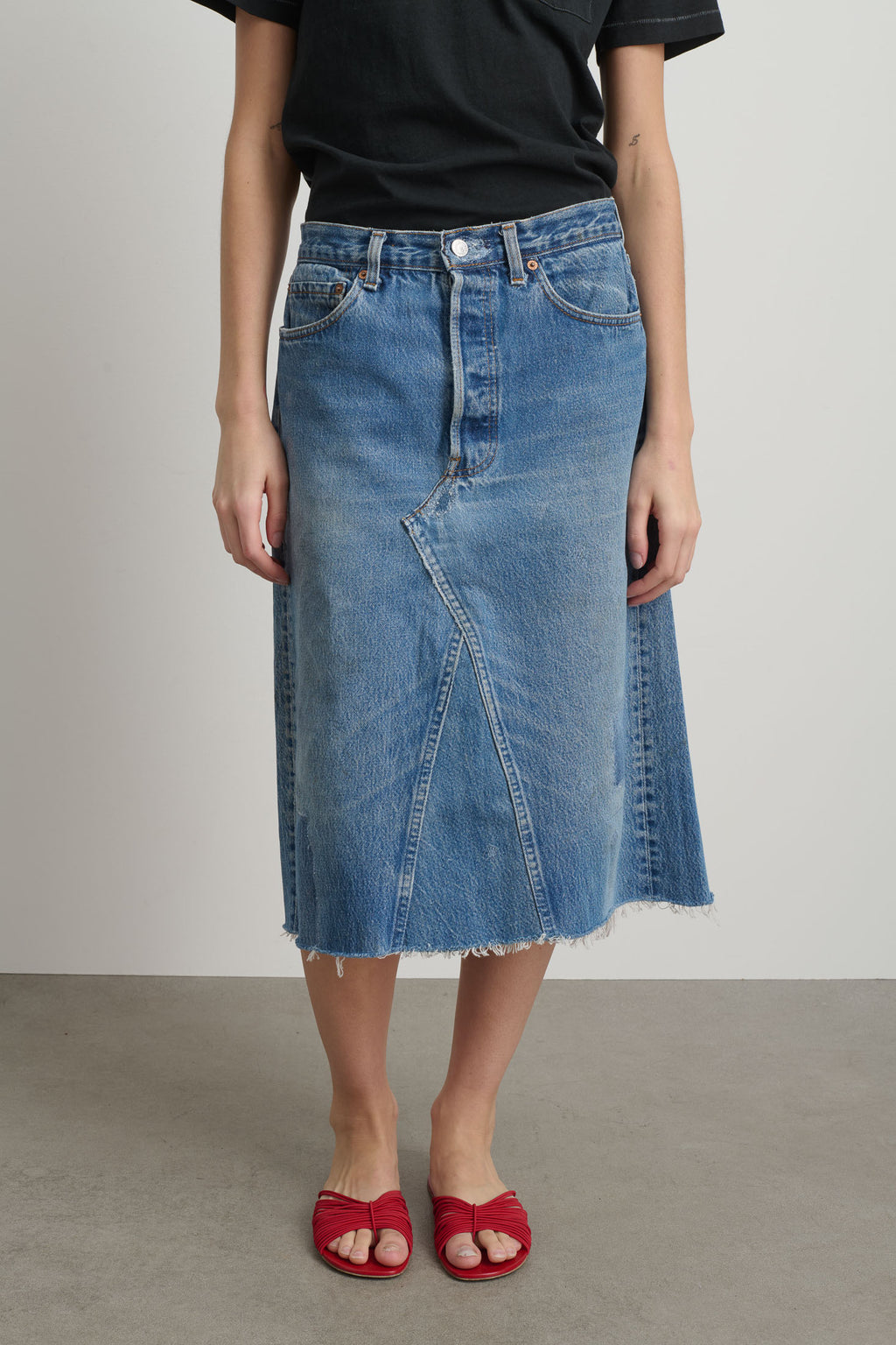 Vintage Skirt Vintage Indigo