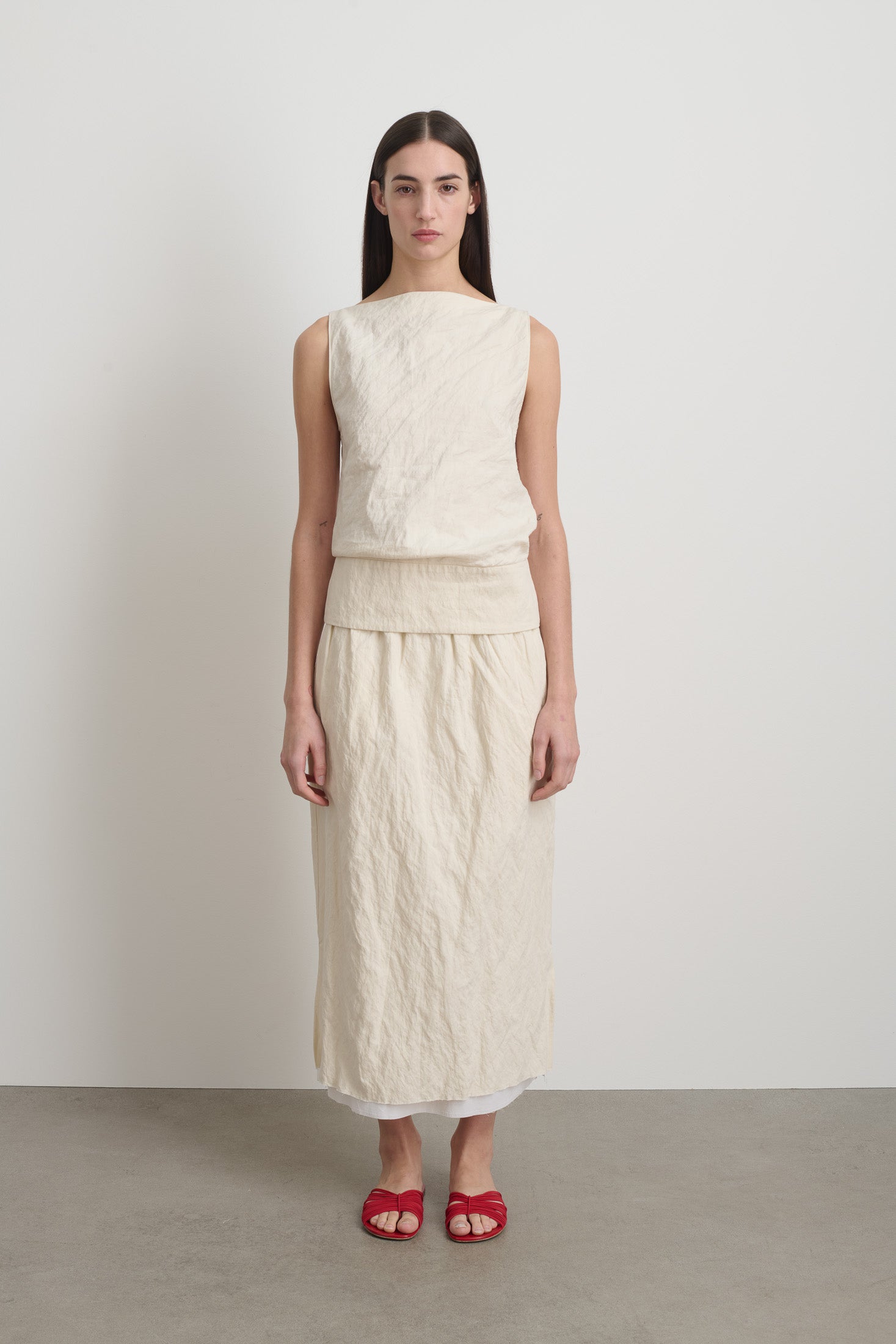 Shell Top Ecru