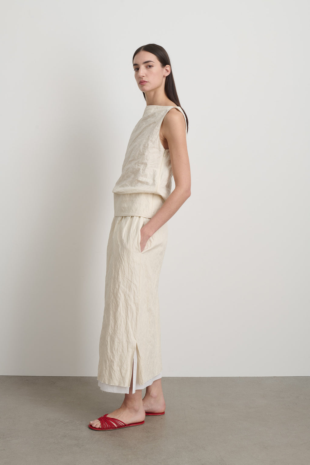 Shell Top Ecru