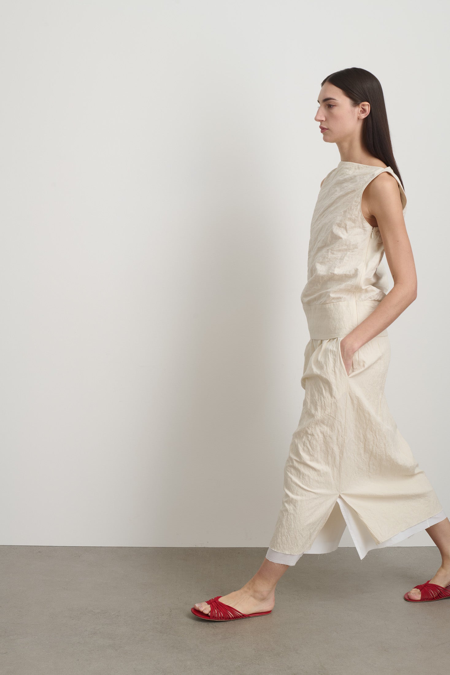 Shell Top Ecru