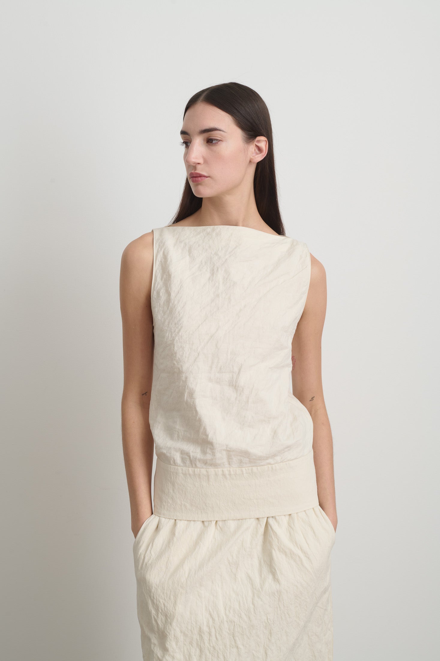 Shell Top Ecru