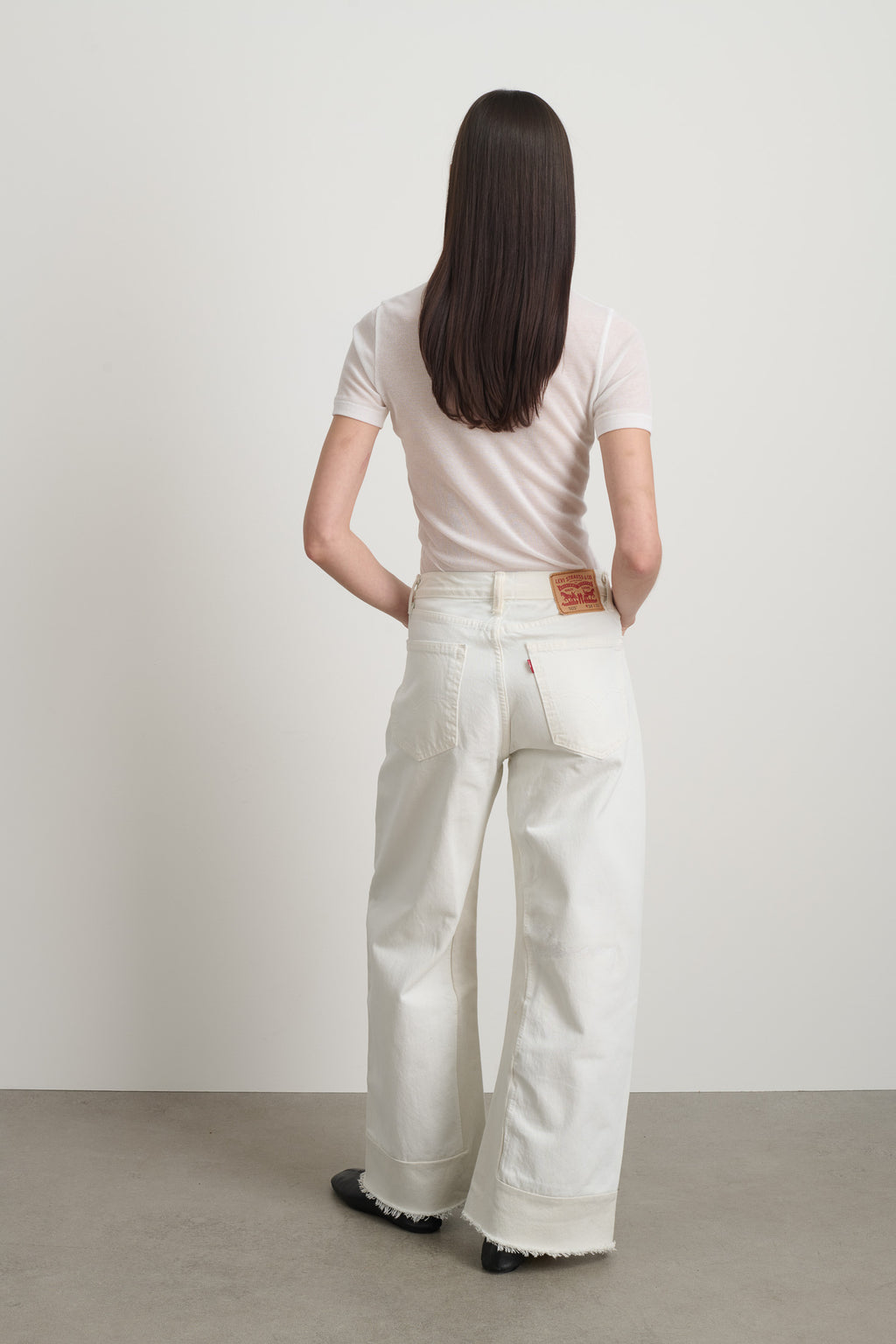 Reworked Culotte Vintage White