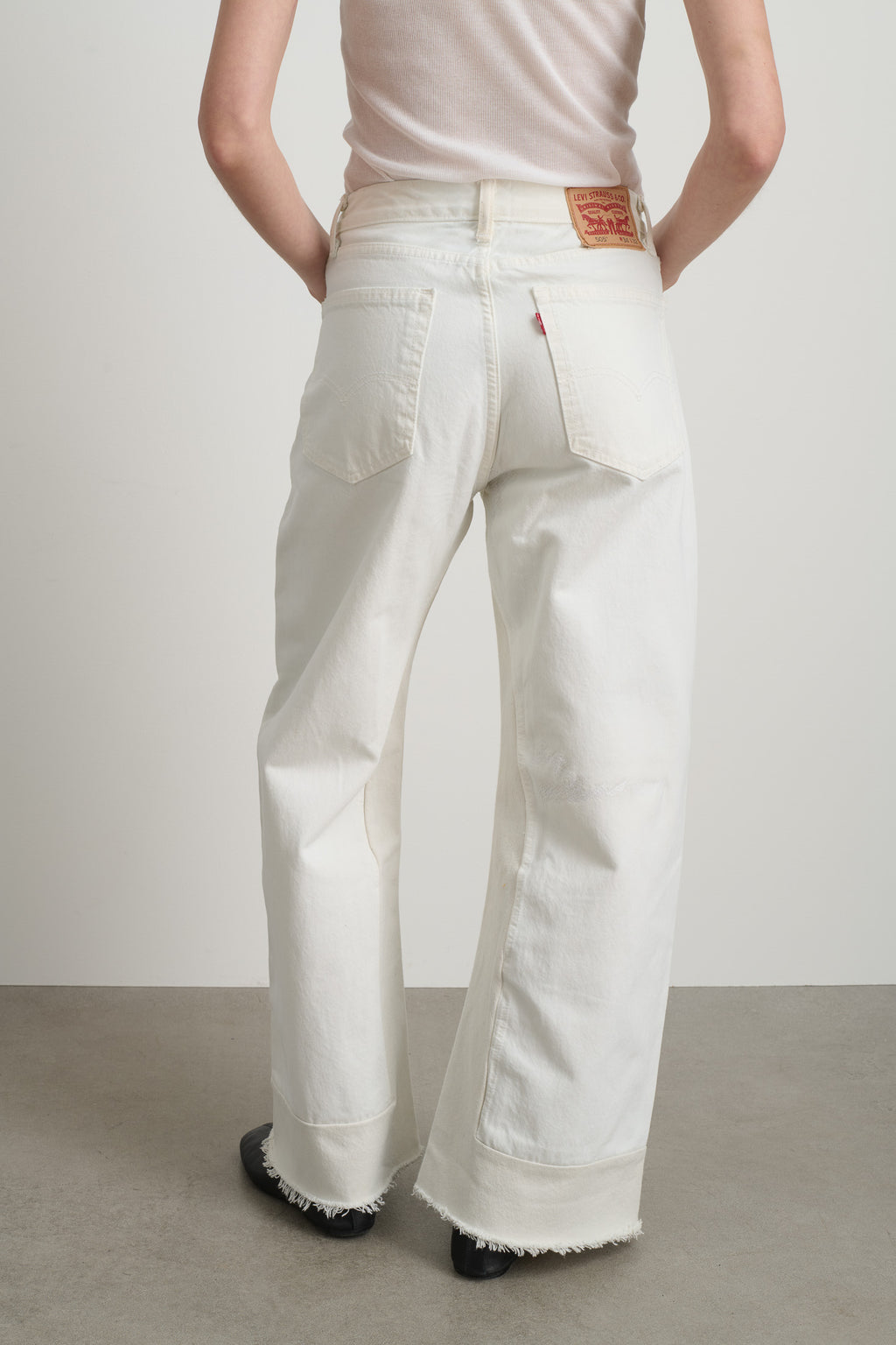 Reworked Culotte Vintage White