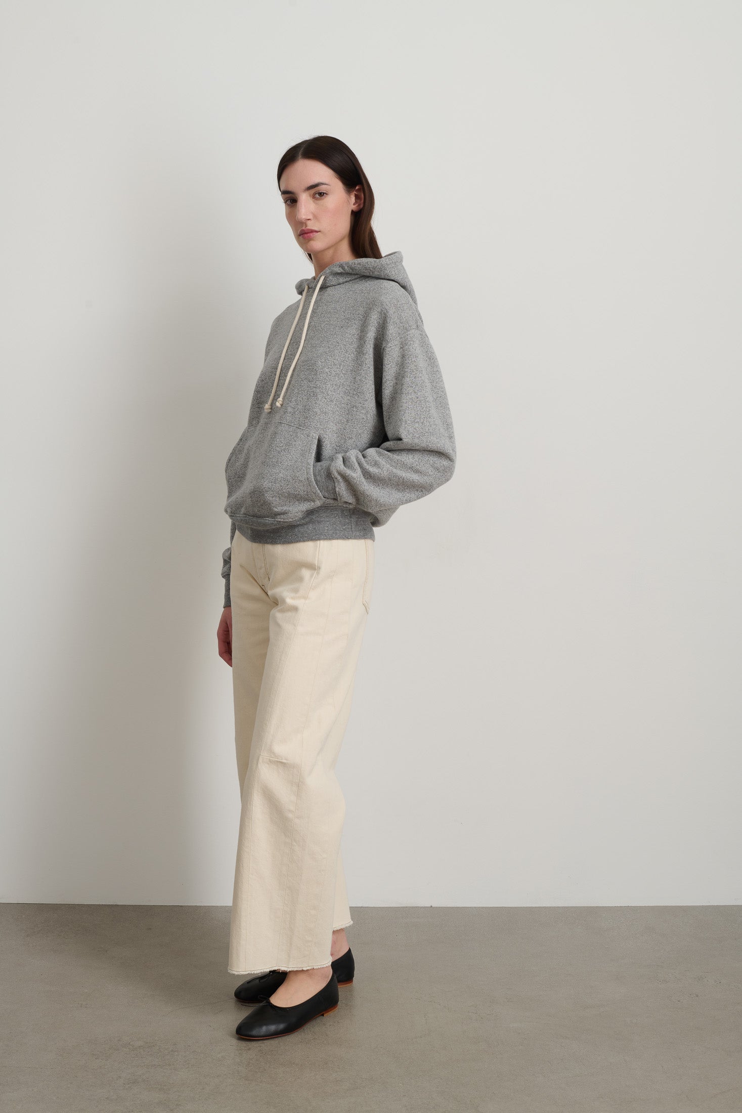 B Sides Hoodie Sweatshirt Grey Heather