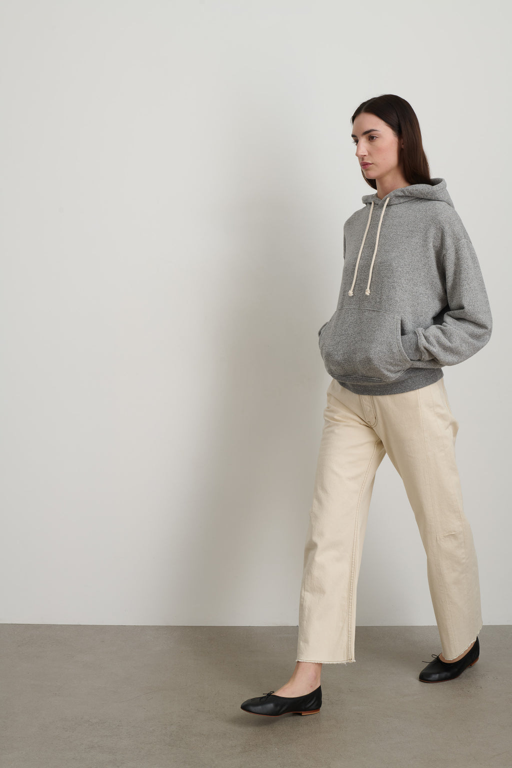 B Sides Hoodie Sweatshirt Grey Heather