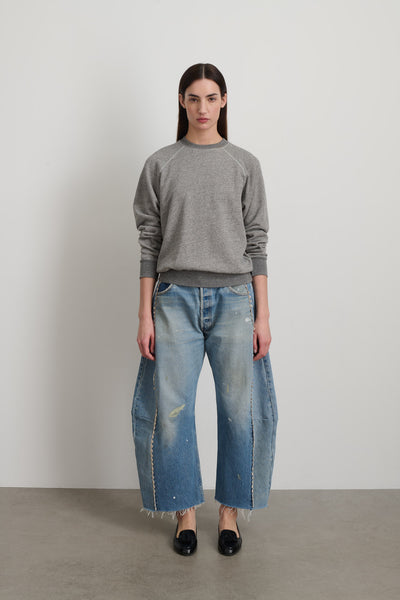 【LON】TWO SIDE SWEATSHIRT #04 Two-Tone Crisscross Detail Sweatshirt – Londop