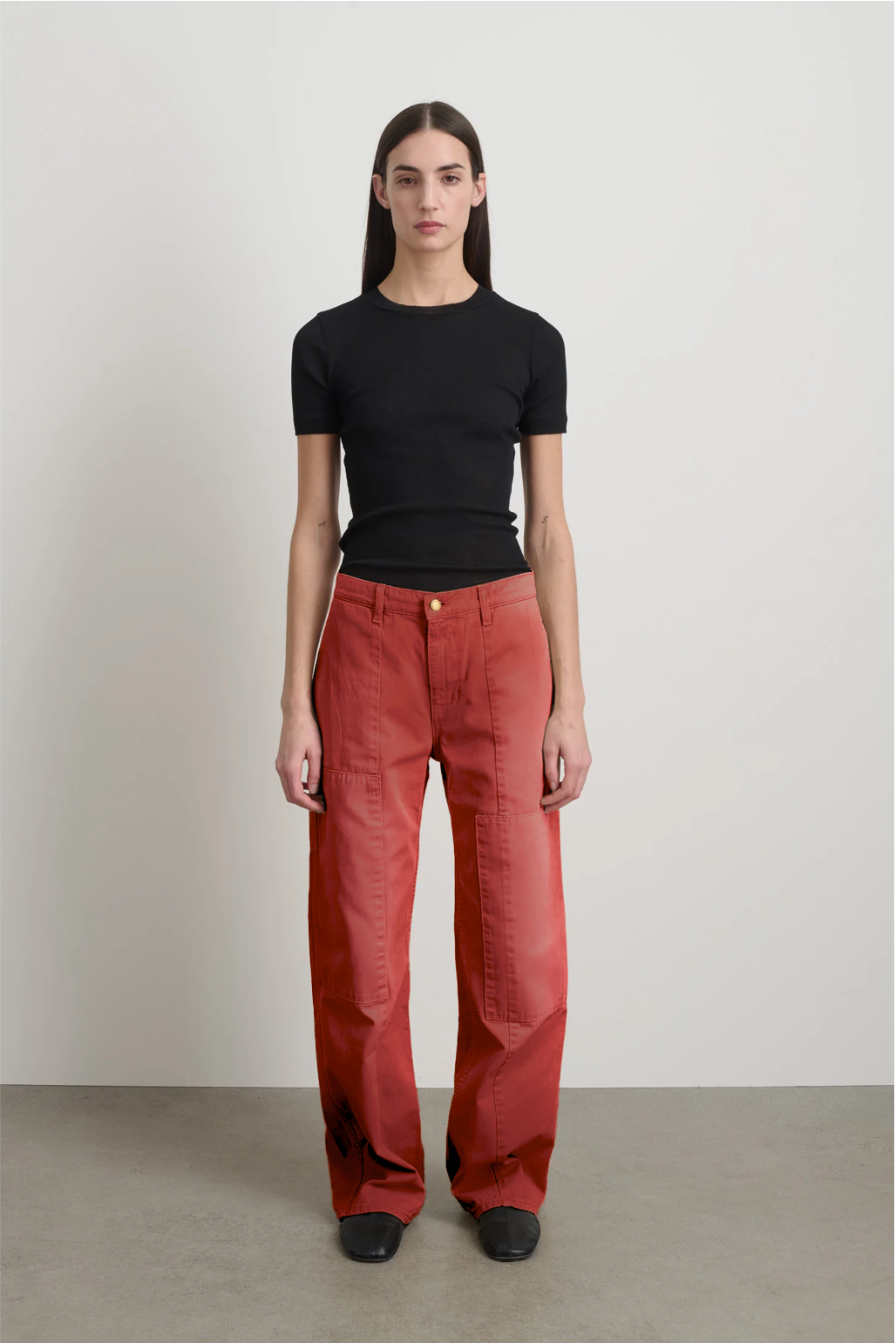 Painter Pant Faded Tomato Overdye