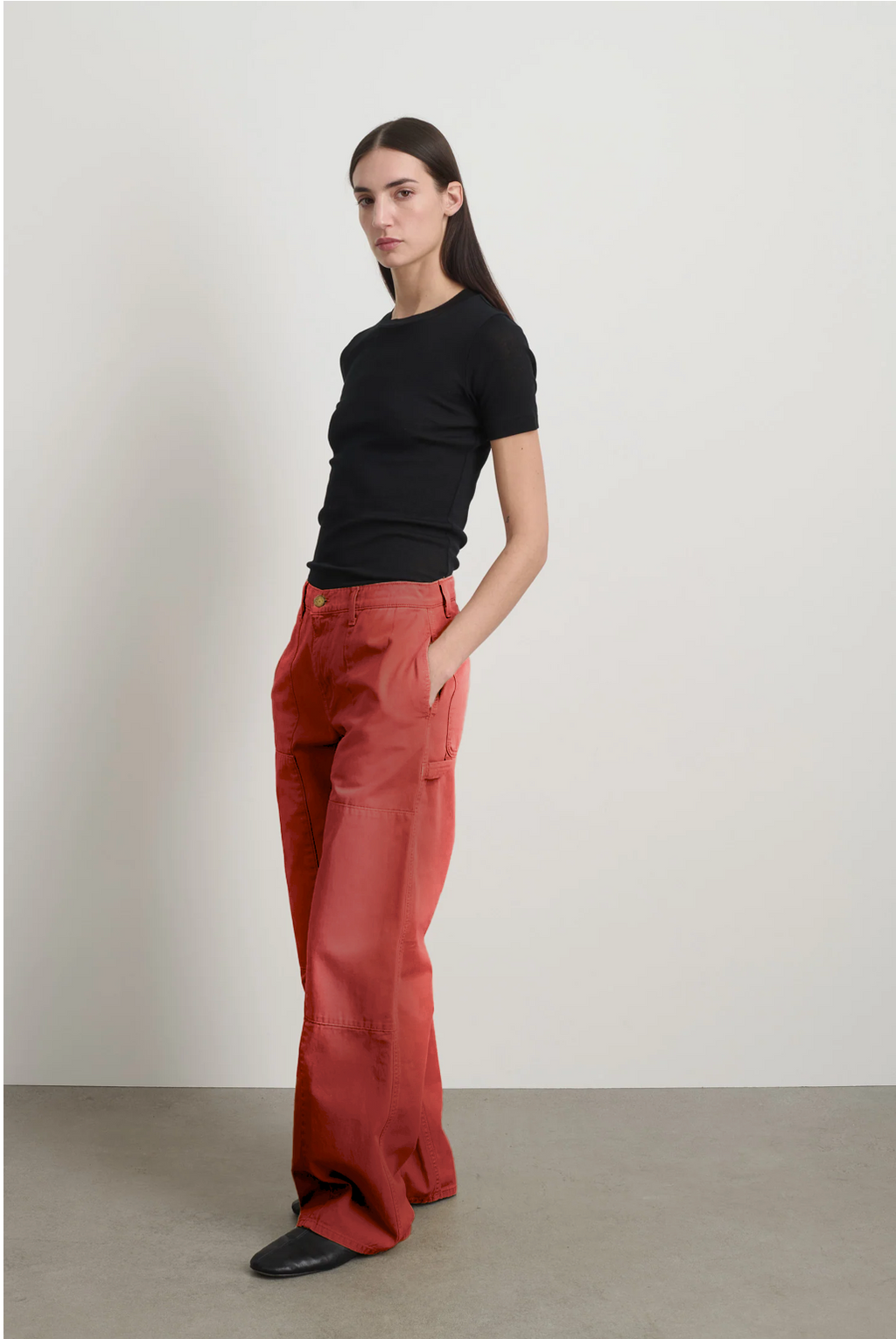 Painter Pant Faded Tomato Overdye