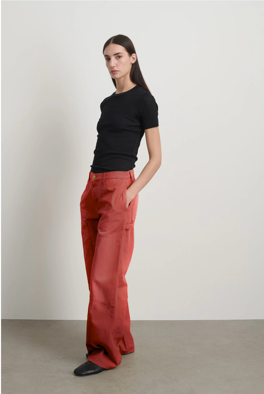 Painter Pant Faded Tomato Overdye