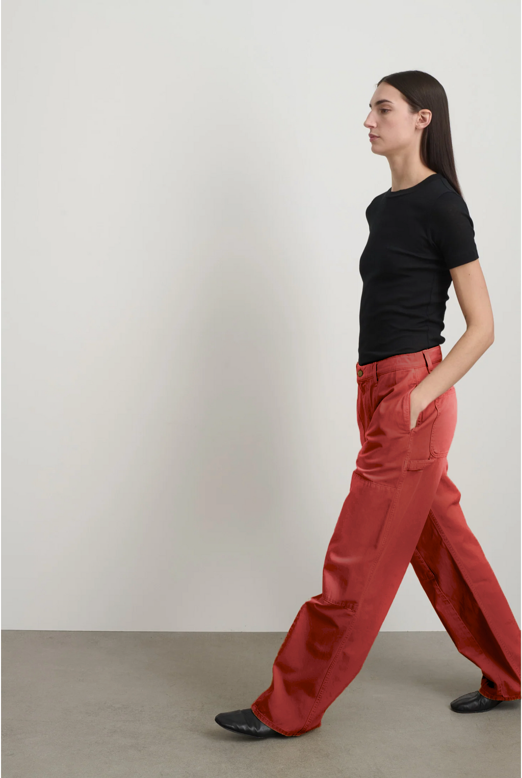 Painter Pant Faded Tomato Overdye