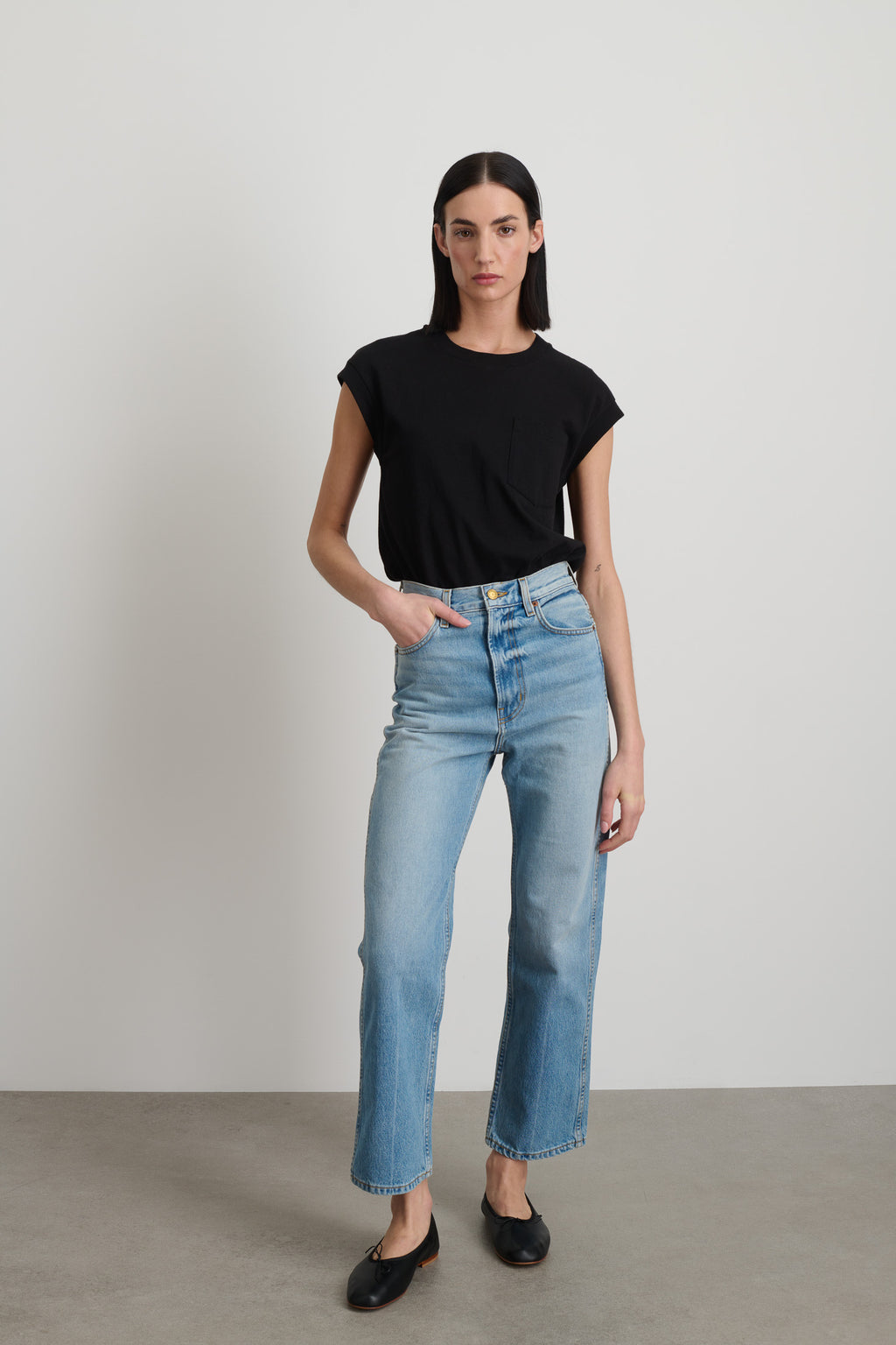 Plein Relaxed Straight Jean Tate Vintage
