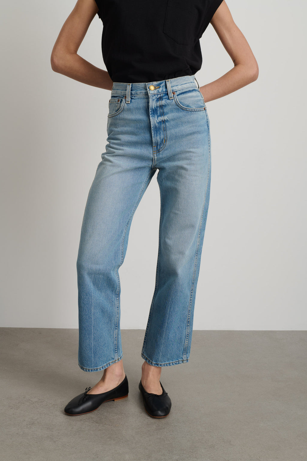 Plein Relaxed Straight Jean Tate Vintage