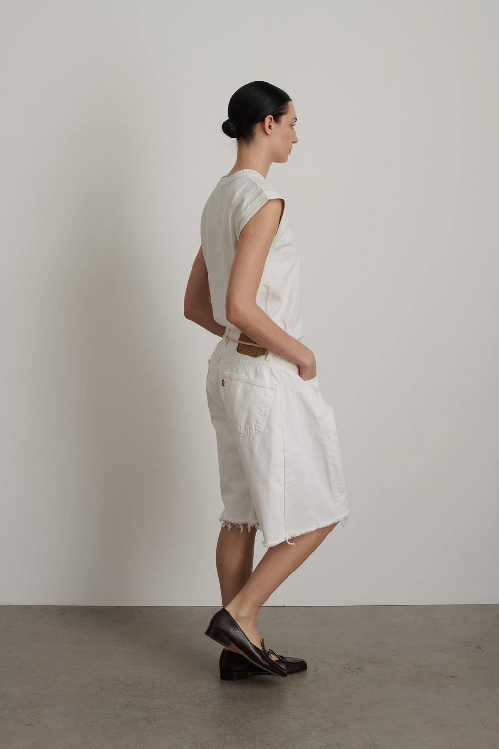 Vintage Lasso Short Vintage White