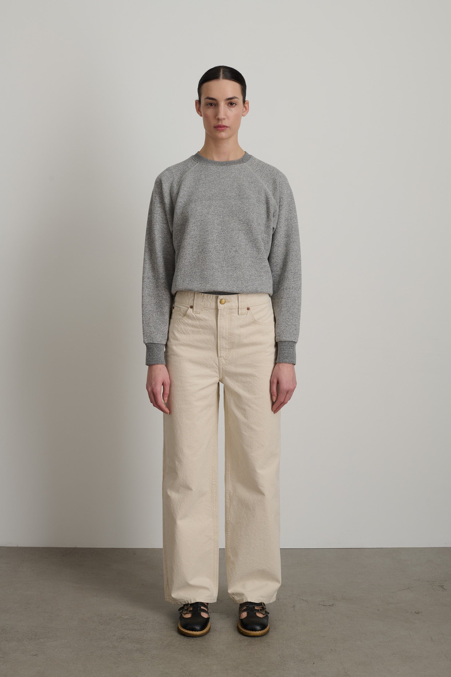 Easy Jean Mere White