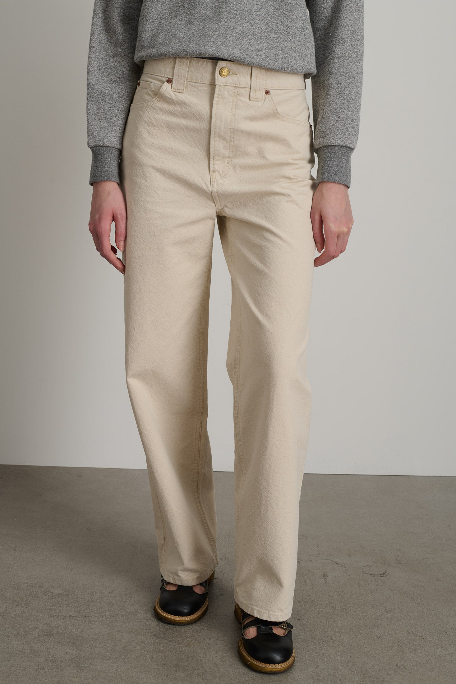 Easy Jean Mere White