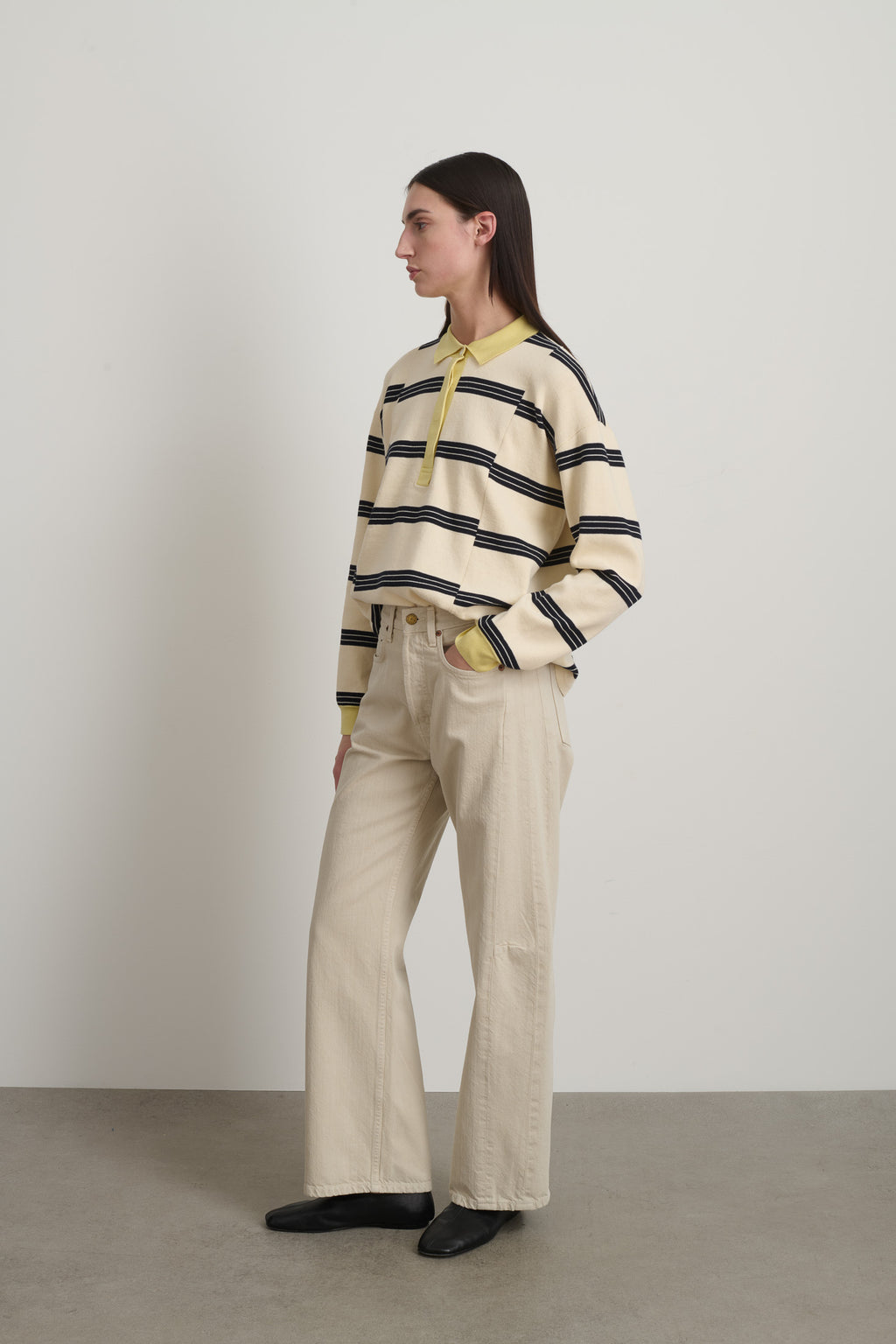 Slim Lasso Jean Chalk Overdye