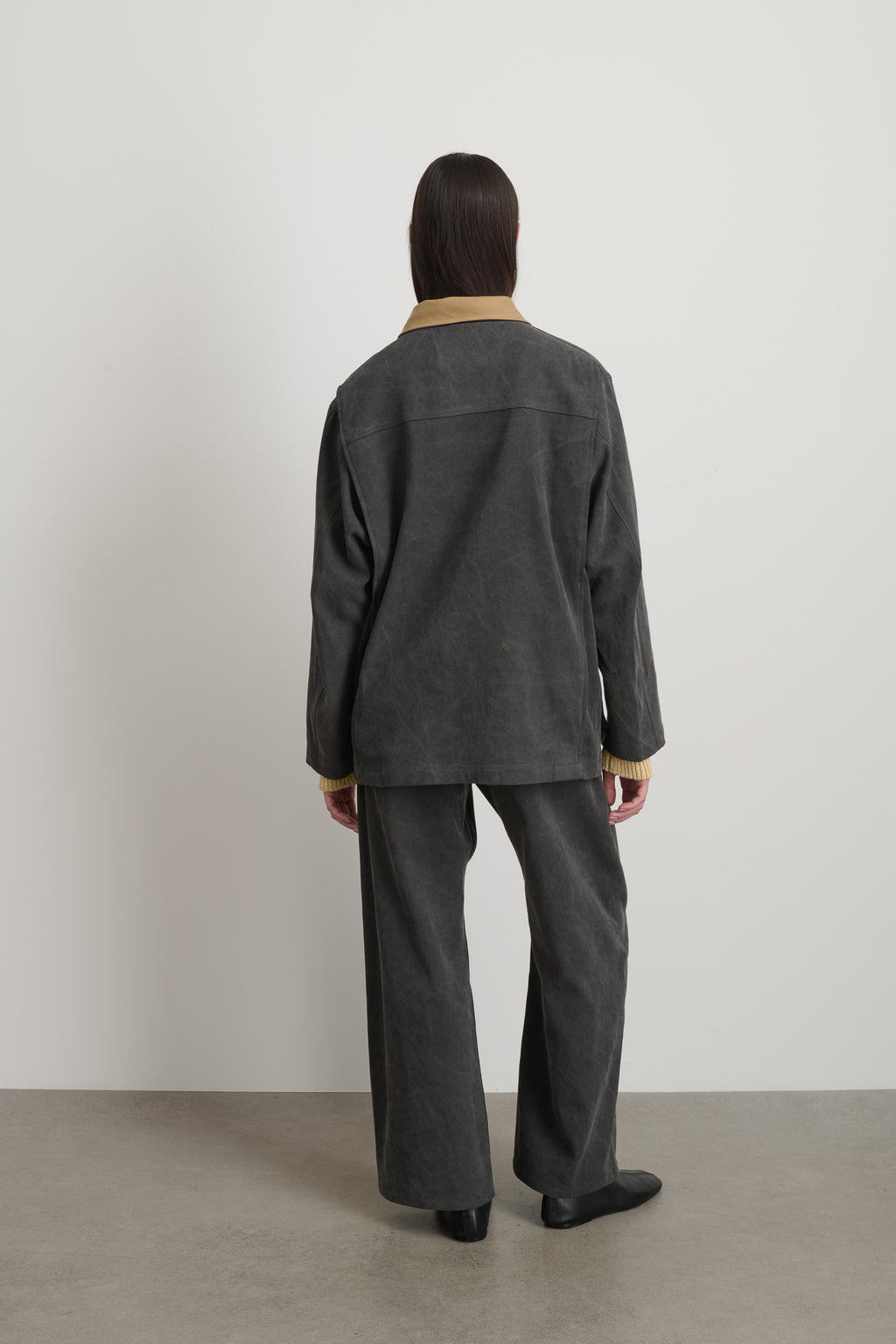 Workwear Jacket Washed Black