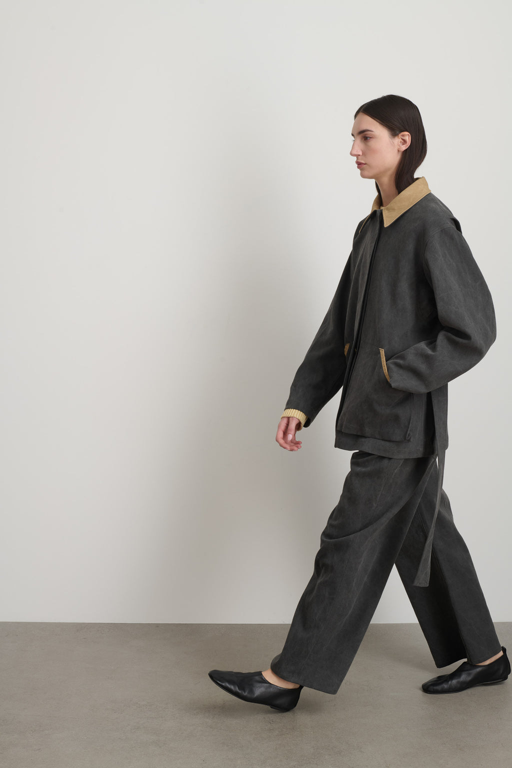 Workwear Jacket Washed Black