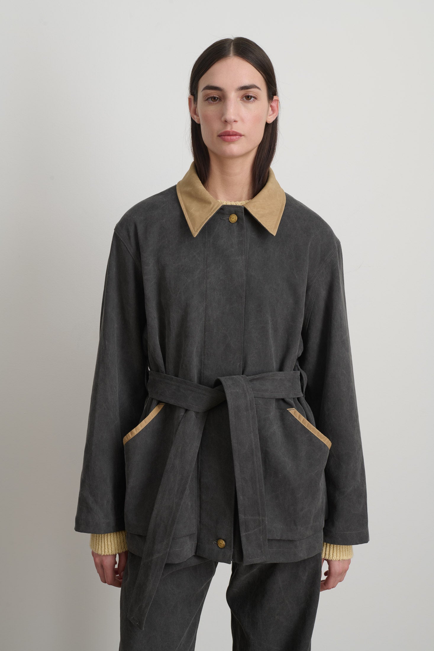 Workwear Jacket Washed Black