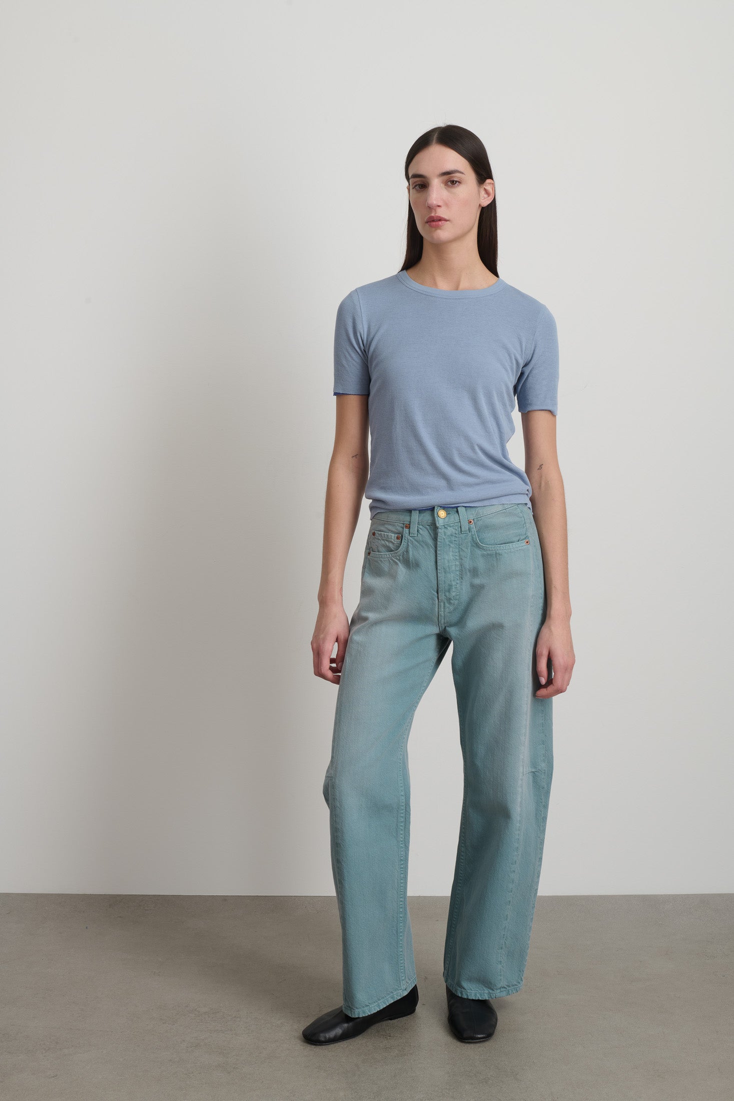 Double Tee Light Blue/Bright Blue