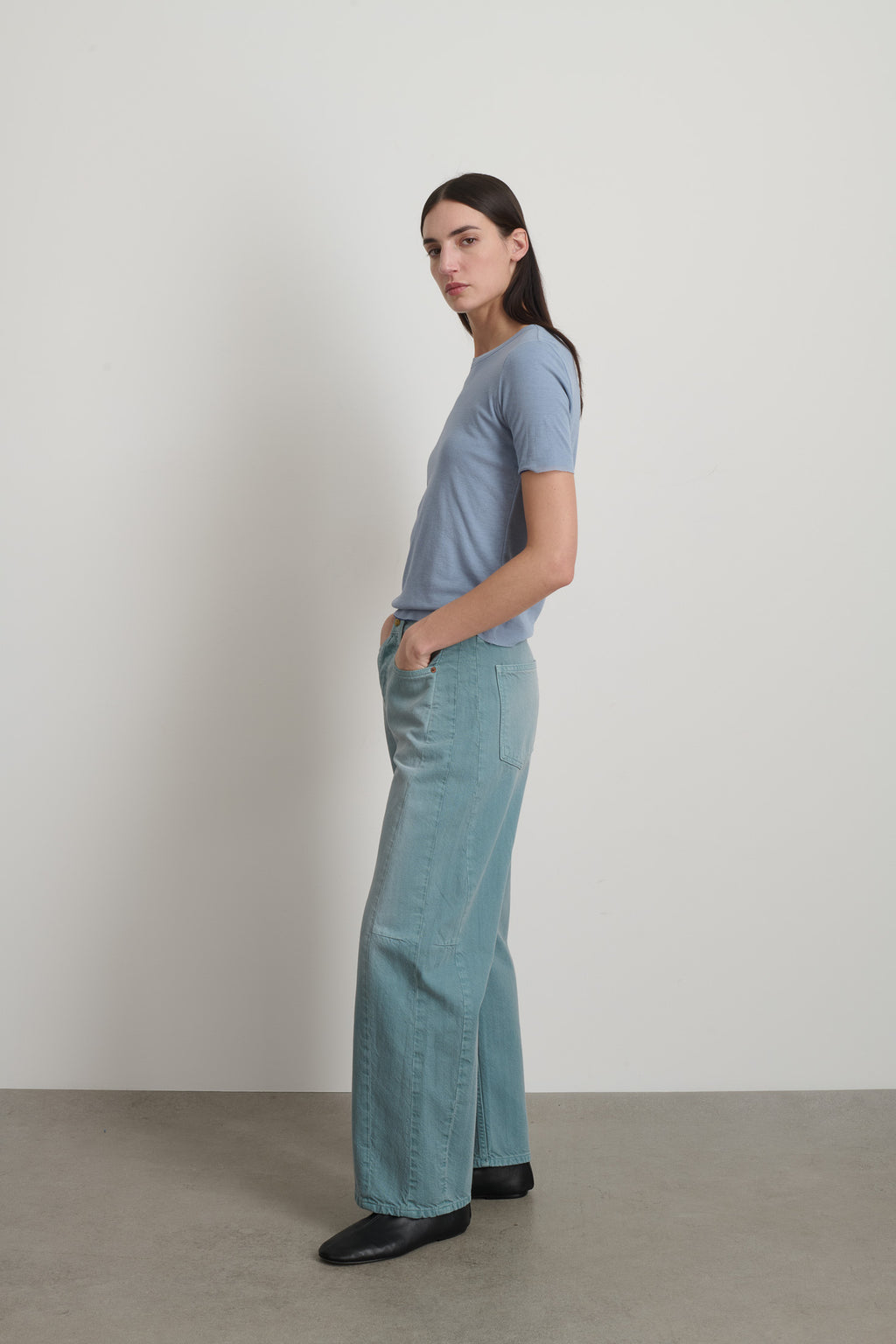 Double Tee Light Blue/Bright Blue