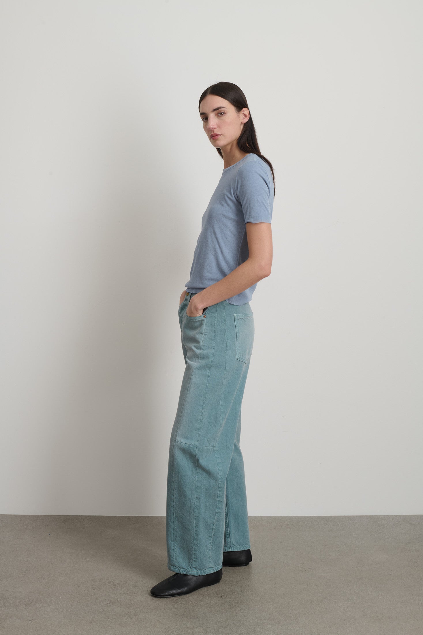 Double Tee Light Blue/Bright Blue