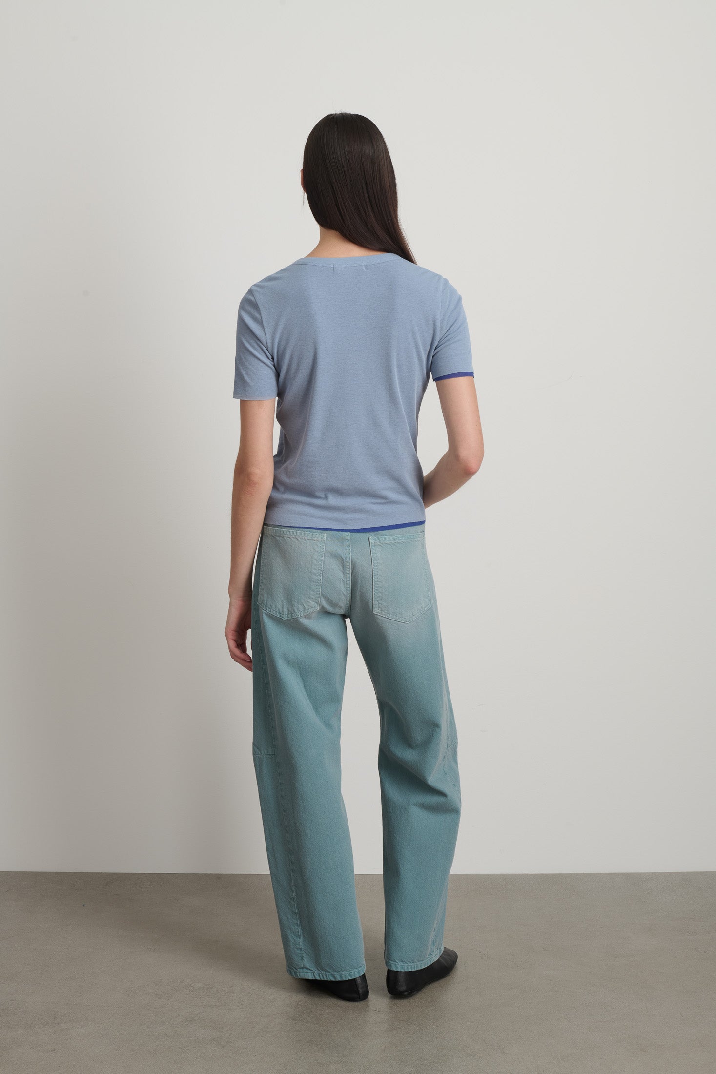 Double Tee Light Blue/Bright Blue