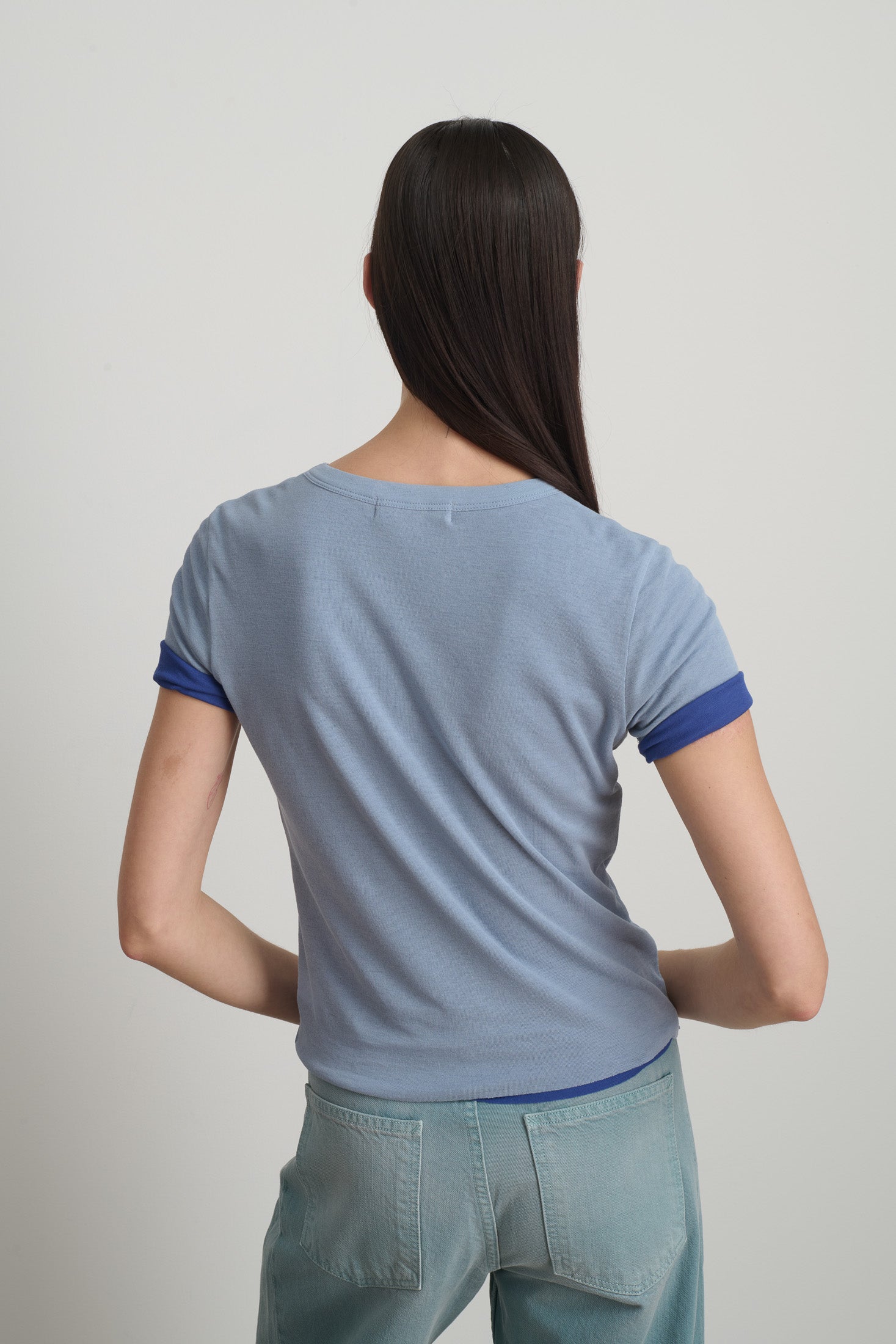 Double Tee Light Blue/Bright Blue