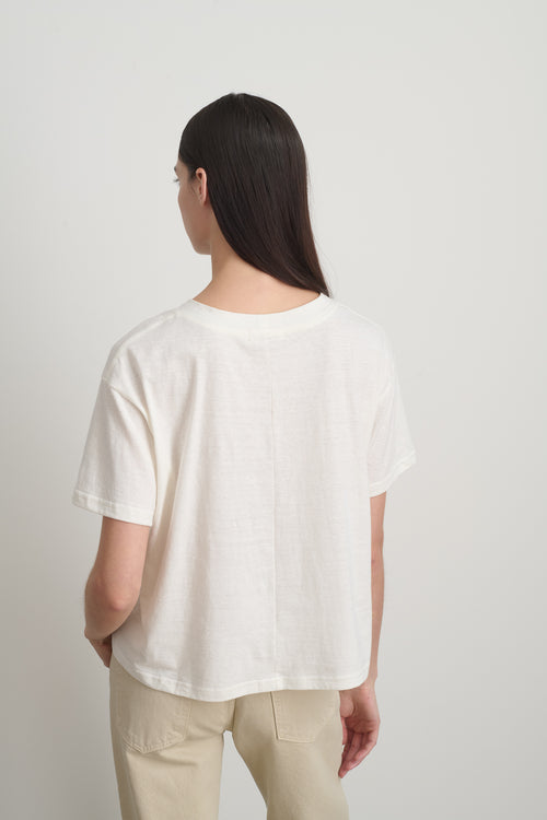 Atlas Pocket Tee White