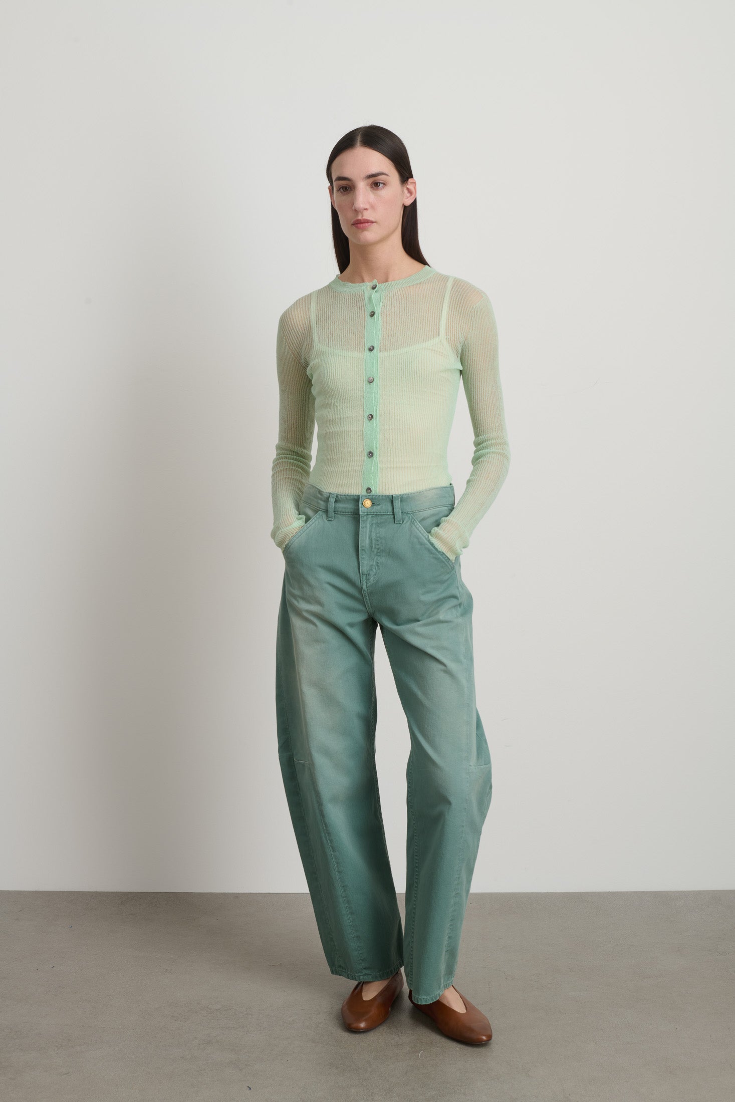Lange Lasso Chino Lindon Overdye - Women | B Sides Jeans