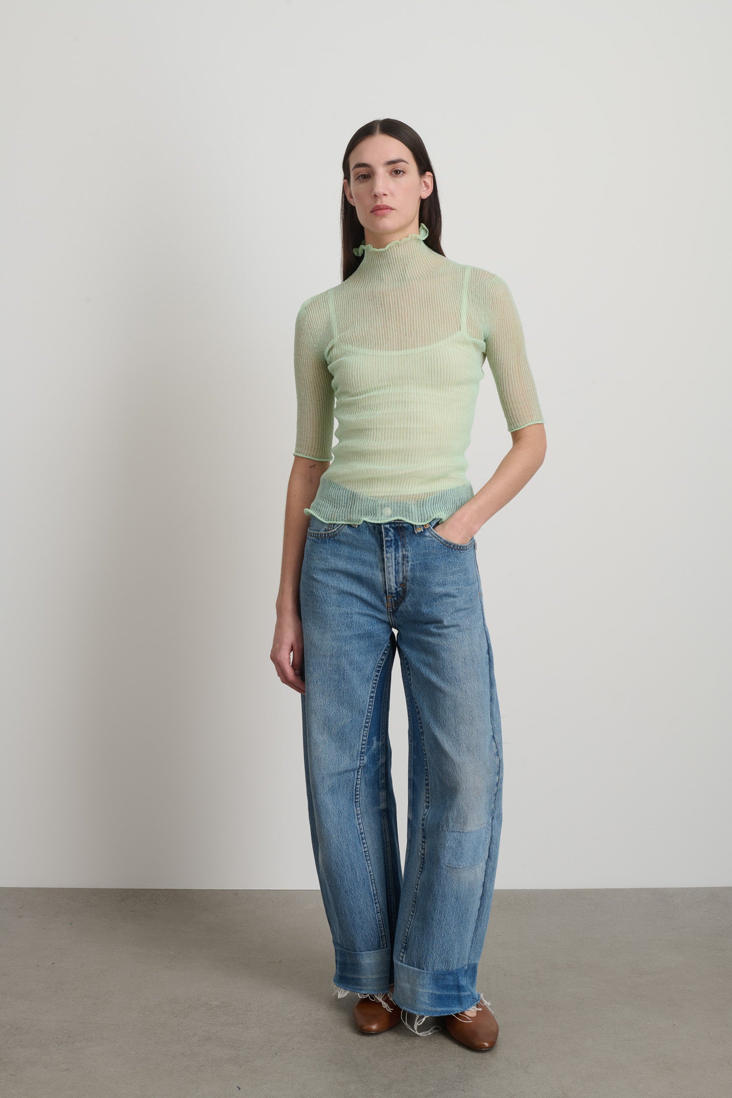Sheer Turtleneck Lindon - Women | B SIDES – B Sides Jeans