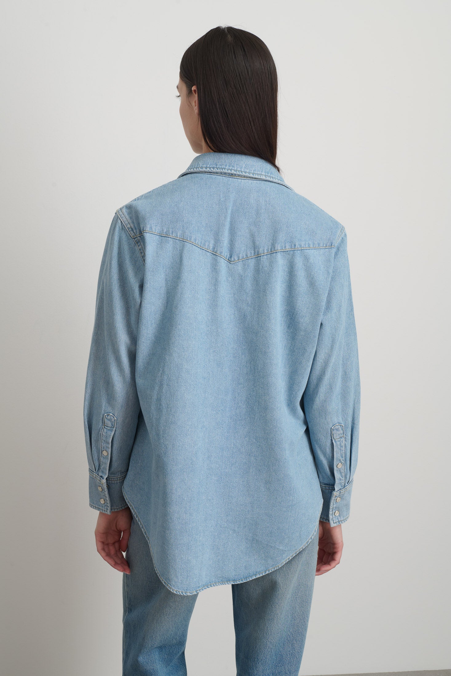 Liv Western Shirt Park Wash