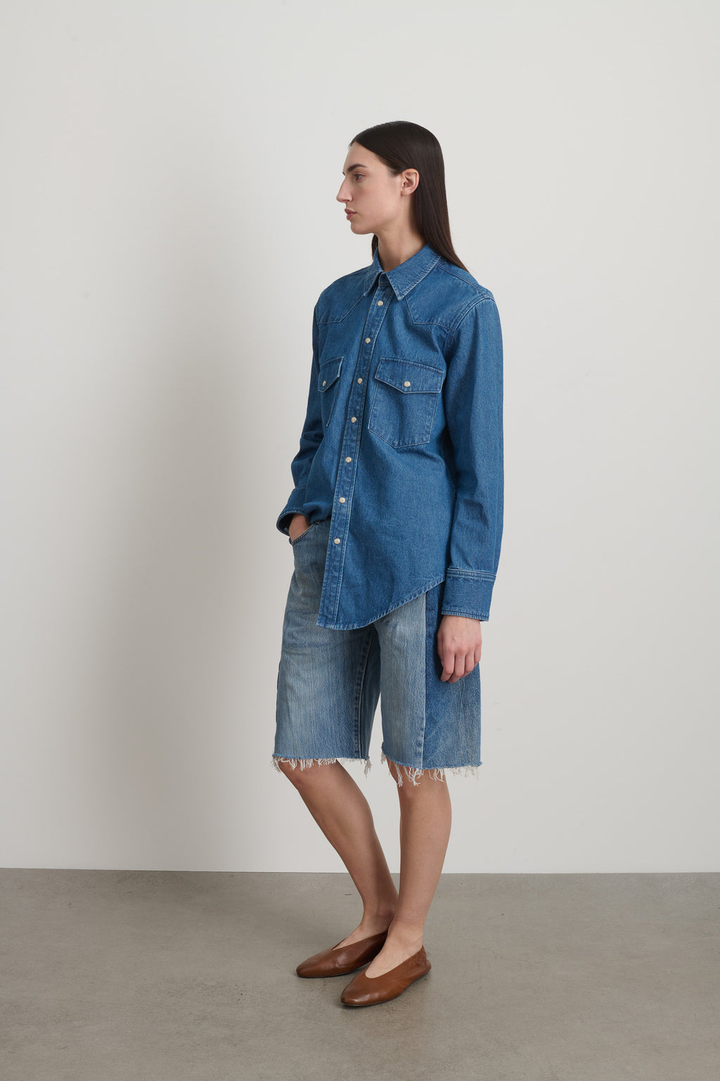 Liv Western Shirt Bessette Wash