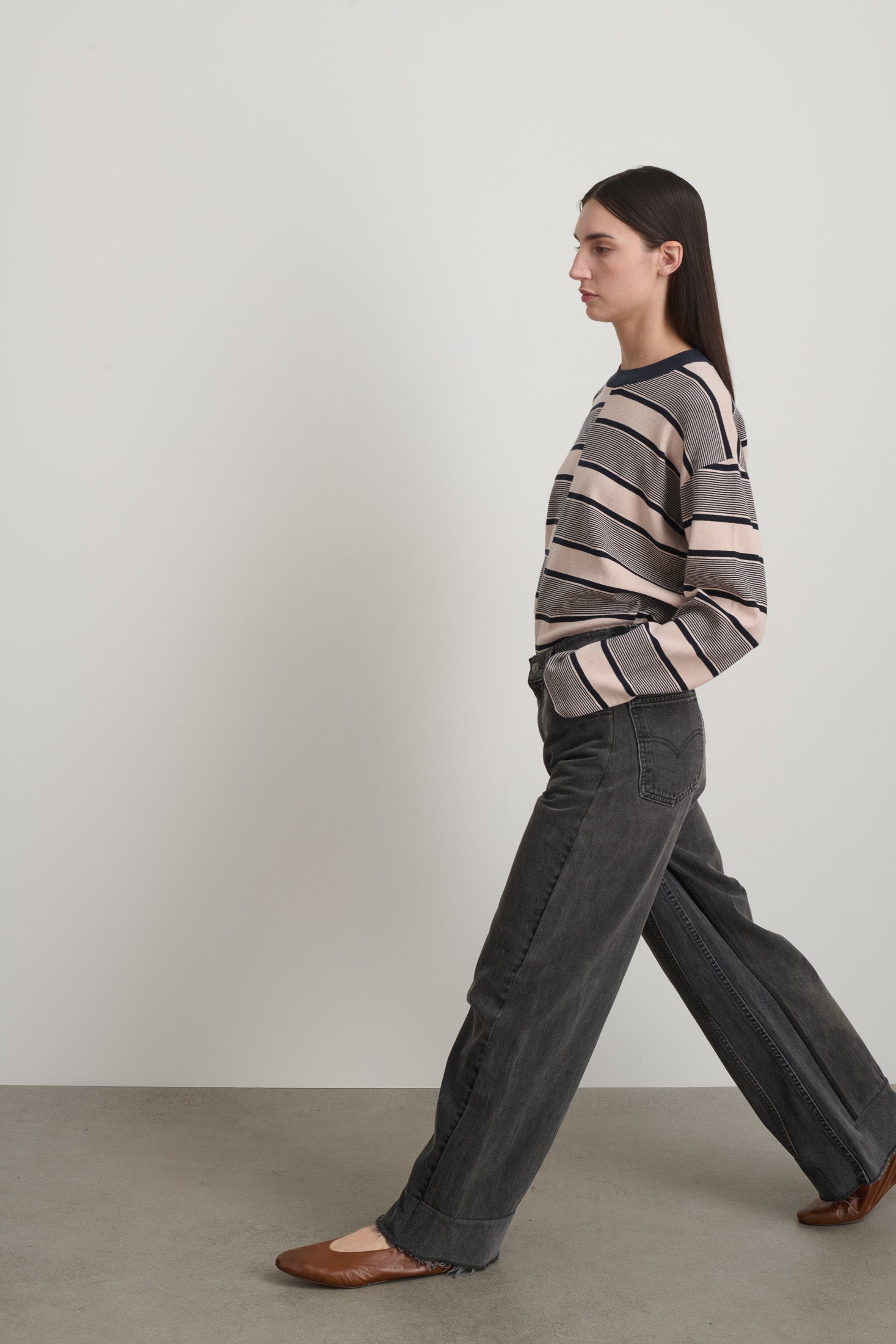 Reworked Vintage Culotte Vintage Black