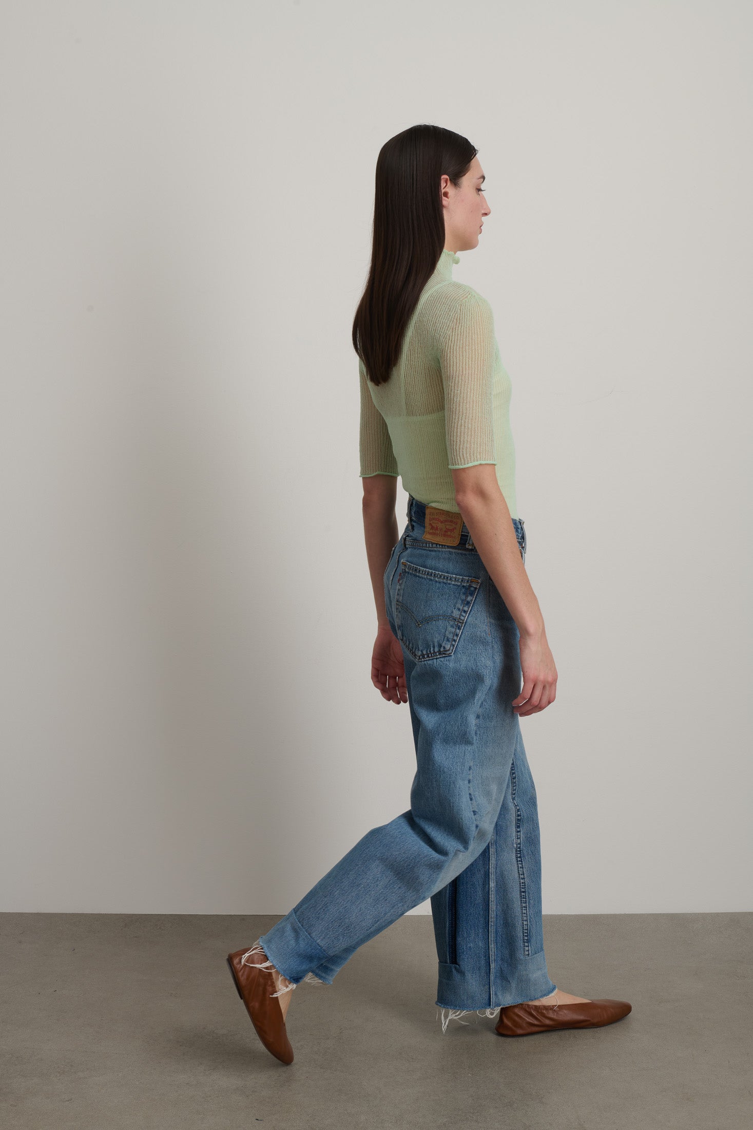 Reworked Vintage Culotte Vintage Indigo
