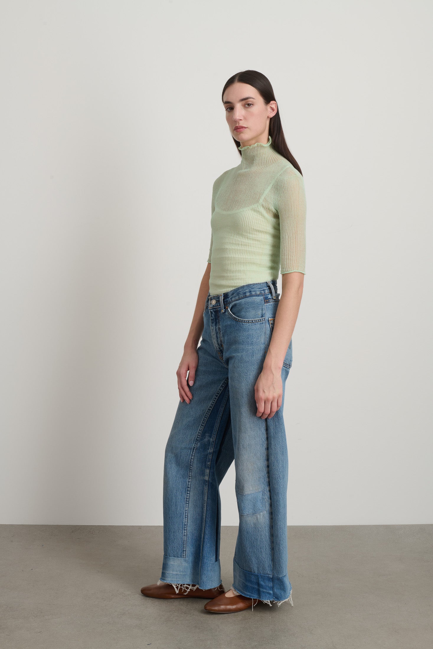 Reworked Vintage Culotte Vintage Indigo